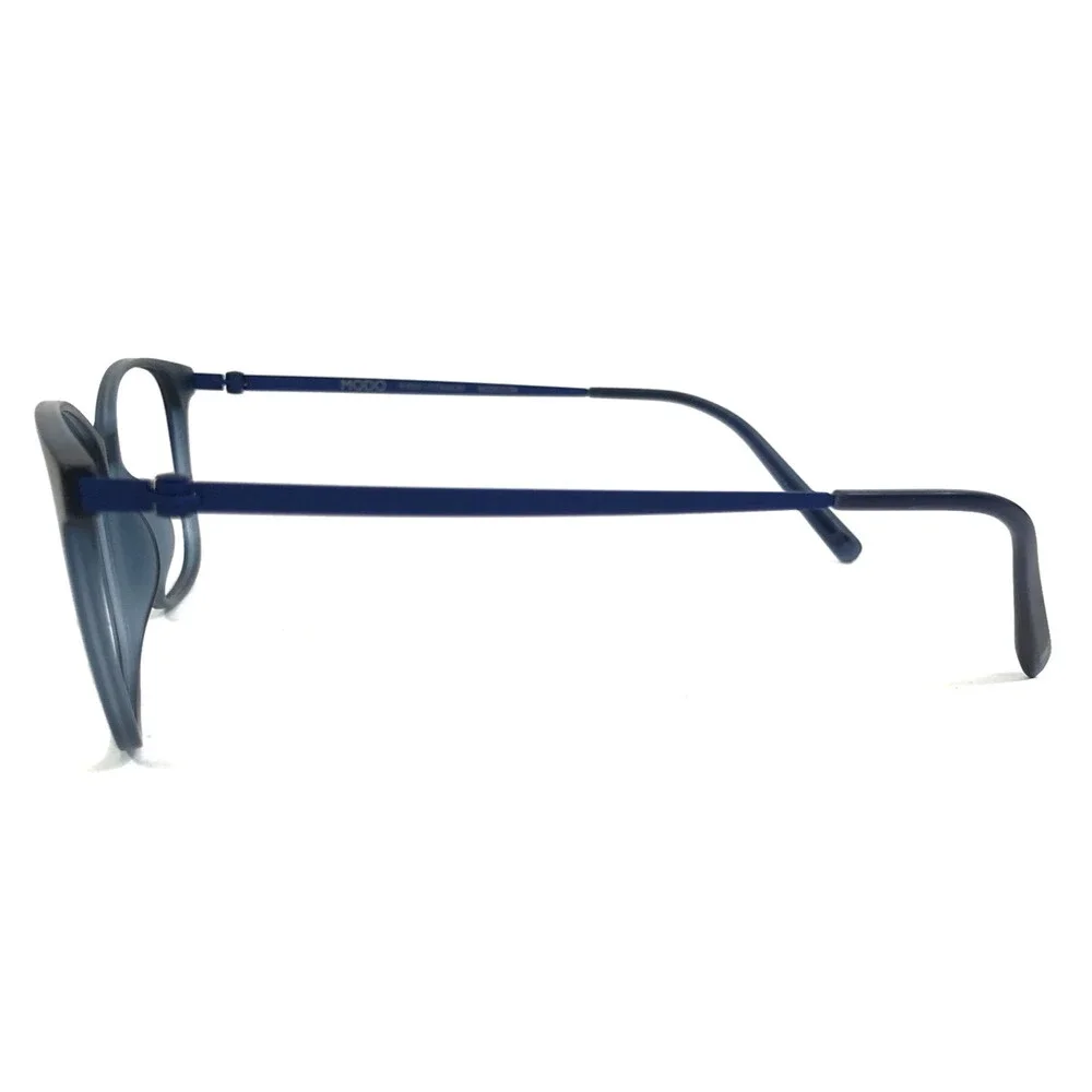 Modo Eyeglasses Frames 7031 MGBLU Matte Greyish Blue Cat Eye 53-16-140